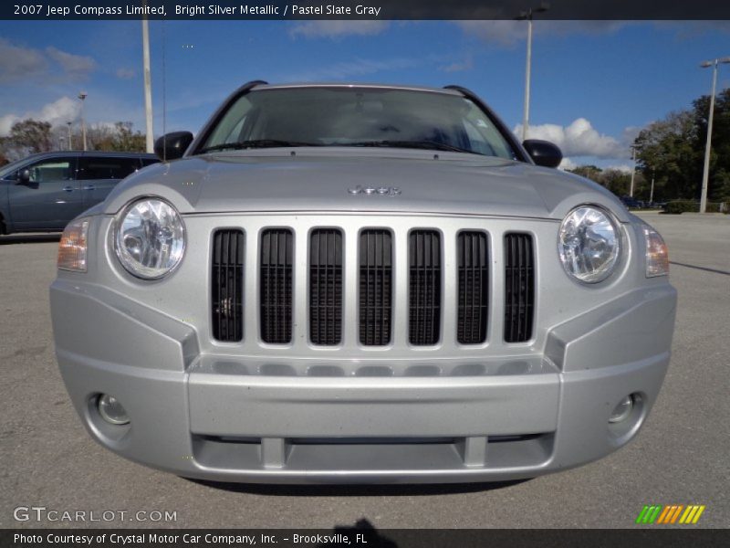 Bright Silver Metallic / Pastel Slate Gray 2007 Jeep Compass Limited