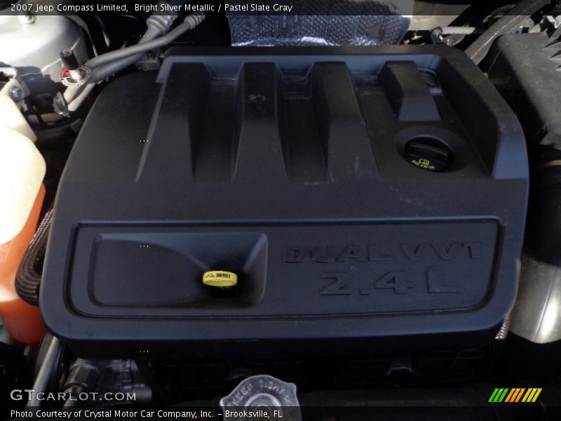 Bright Silver Metallic / Pastel Slate Gray 2007 Jeep Compass Limited