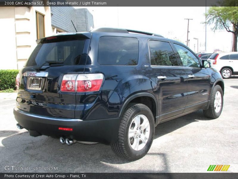 Deep Blue Metallic / Light Titanium 2008 GMC Acadia SLT