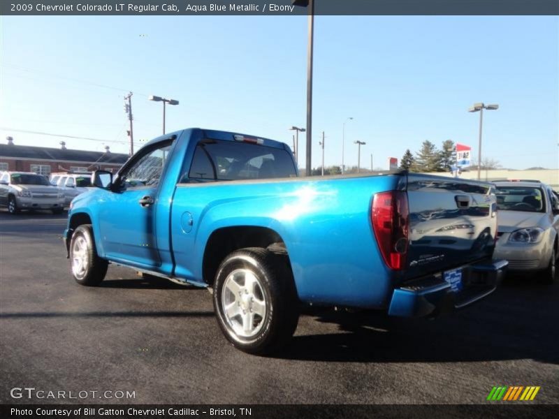 Aqua Blue Metallic / Ebony 2009 Chevrolet Colorado LT Regular Cab