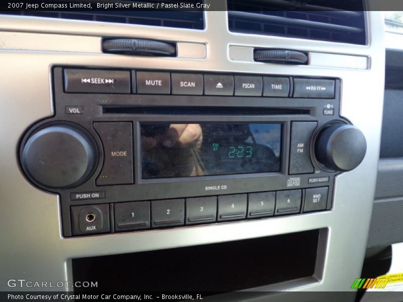Bright Silver Metallic / Pastel Slate Gray 2007 Jeep Compass Limited