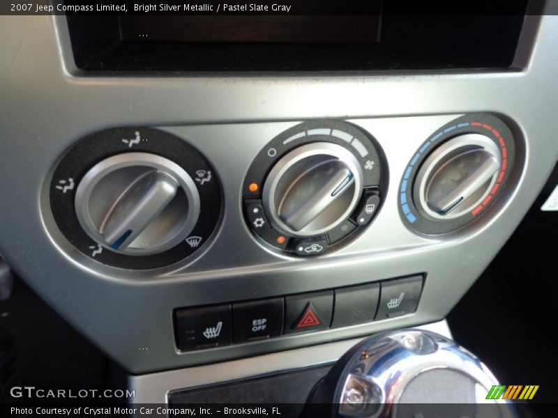 Bright Silver Metallic / Pastel Slate Gray 2007 Jeep Compass Limited