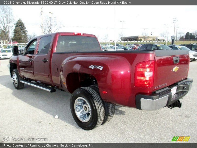  2013 Silverado 3500HD LT Crew Cab 4x4 Dually Deep Ruby Metallic