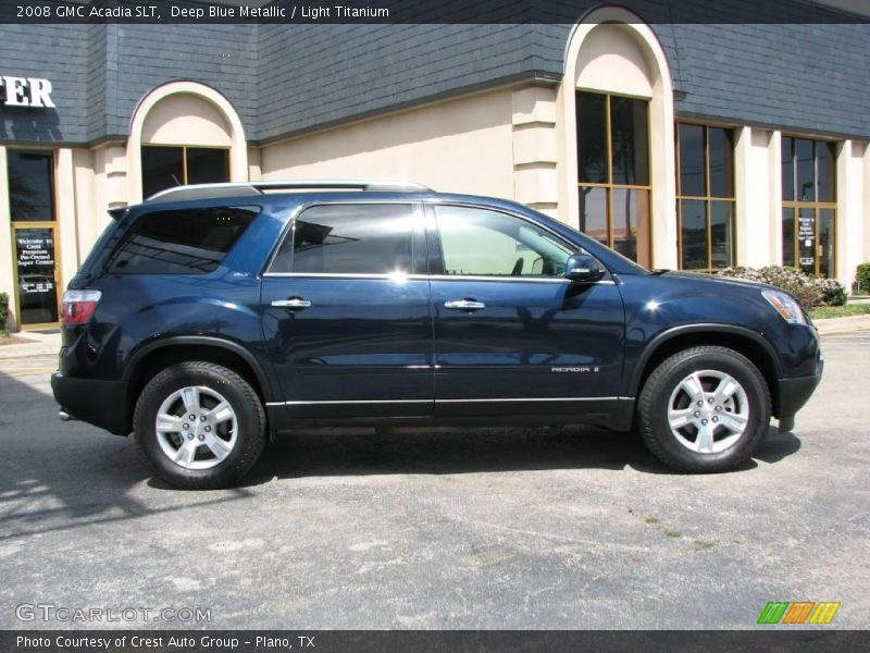 Deep Blue Metallic / Light Titanium 2008 GMC Acadia SLT