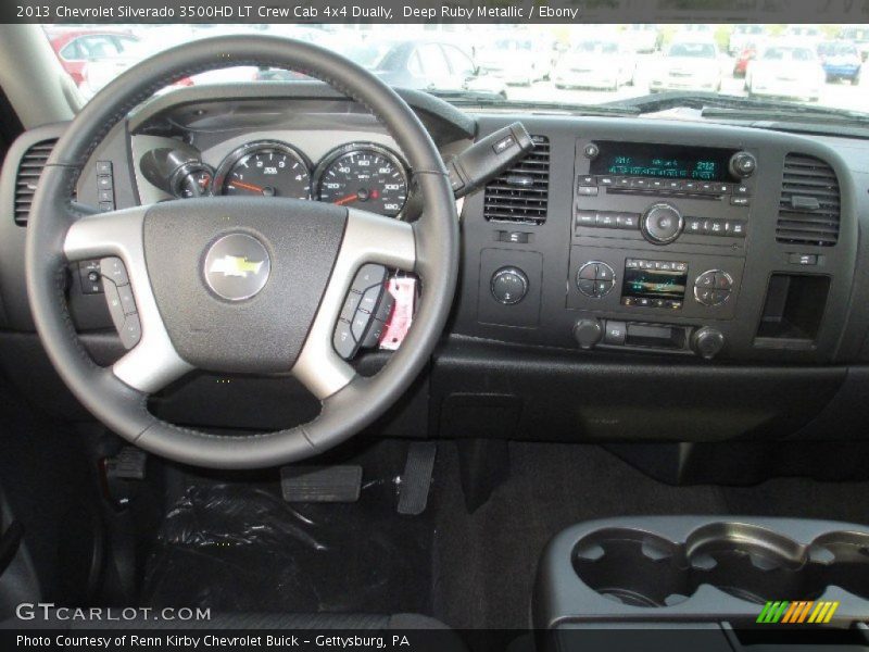 Dashboard of 2013 Silverado 3500HD LT Crew Cab 4x4 Dually