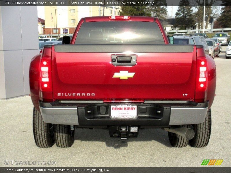 Deep Ruby Metallic / Ebony 2013 Chevrolet Silverado 3500HD LT Crew Cab 4x4 Dually