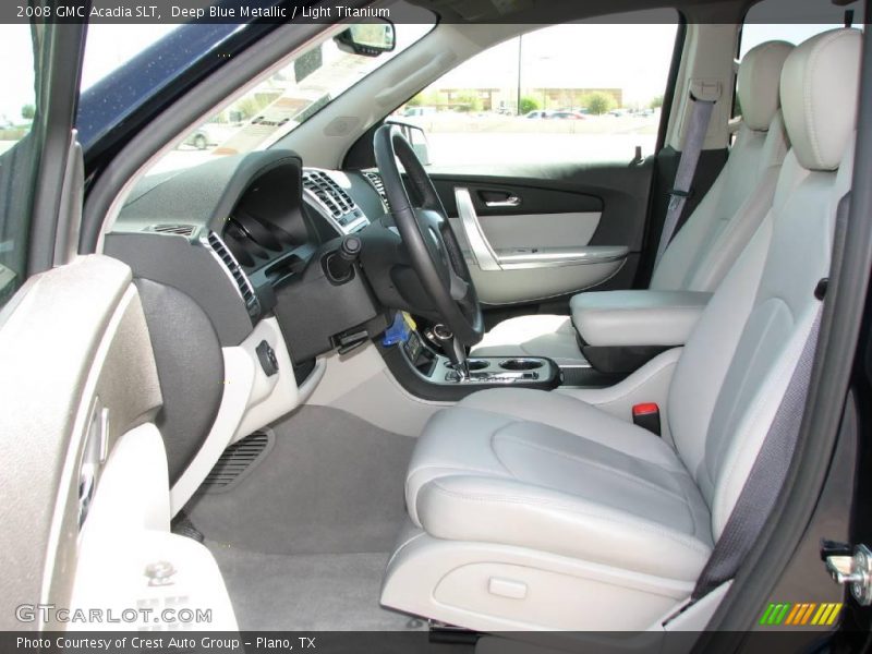 Deep Blue Metallic / Light Titanium 2008 GMC Acadia SLT
