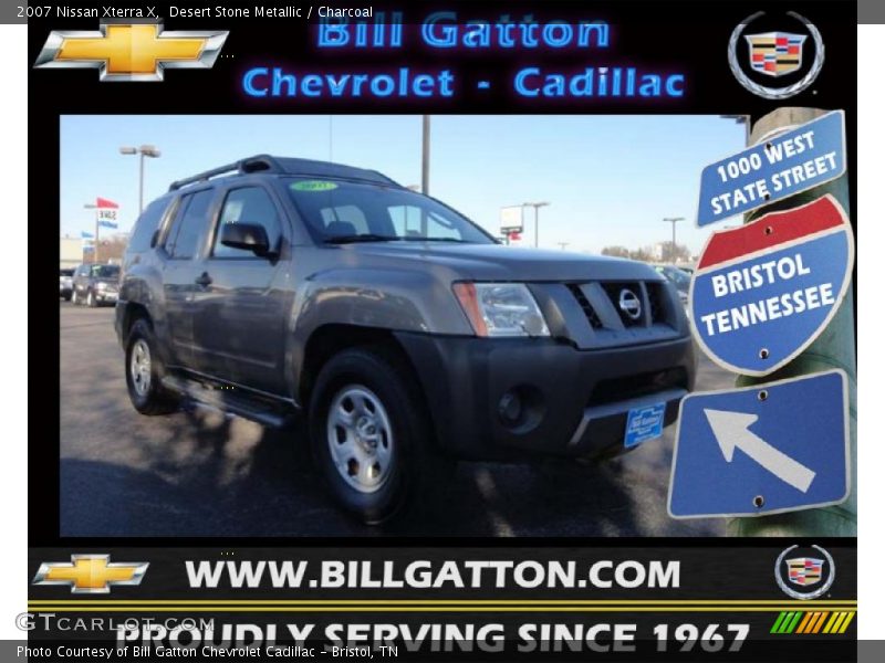Desert Stone Metallic / Charcoal 2007 Nissan Xterra X