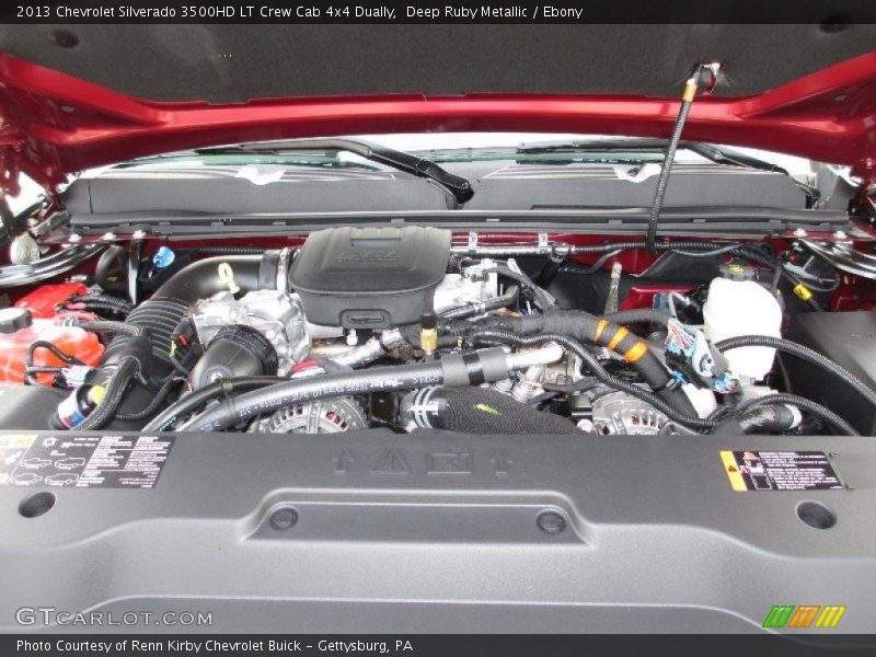 Deep Ruby Metallic / Ebony 2013 Chevrolet Silverado 3500HD LT Crew Cab 4x4 Dually