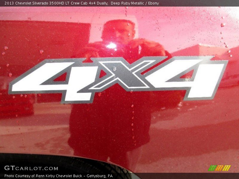Deep Ruby Metallic / Ebony 2013 Chevrolet Silverado 3500HD LT Crew Cab 4x4 Dually