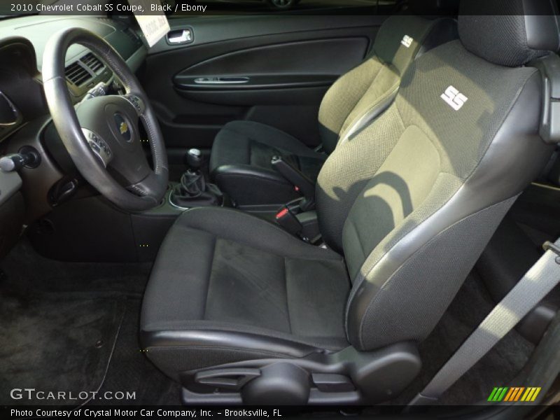 Front Seat of 2010 Cobalt SS Coupe