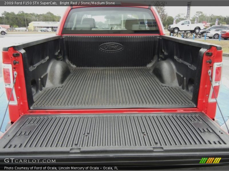 Bright Red / Stone/Medium Stone 2009 Ford F150 STX SuperCab