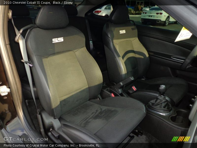 Front Seat of 2010 Cobalt SS Coupe