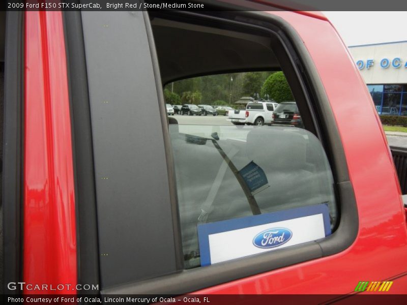 Bright Red / Stone/Medium Stone 2009 Ford F150 STX SuperCab