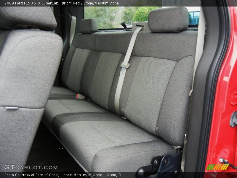 Bright Red / Stone/Medium Stone 2009 Ford F150 STX SuperCab