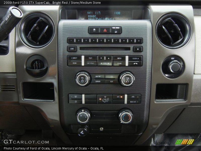Bright Red / Stone/Medium Stone 2009 Ford F150 STX SuperCab
