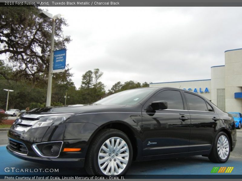 Tuxedo Black Metallic / Charcoal Black 2010 Ford Fusion Hybrid