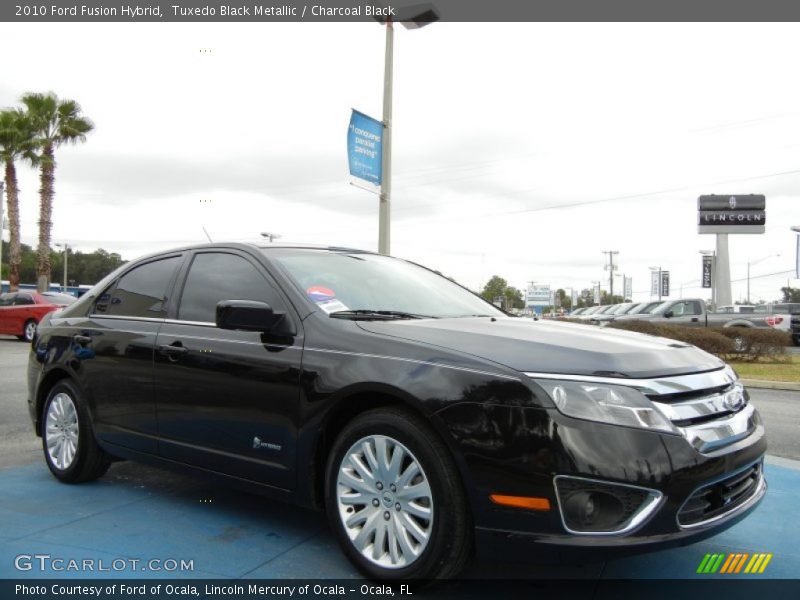 Tuxedo Black Metallic / Charcoal Black 2010 Ford Fusion Hybrid