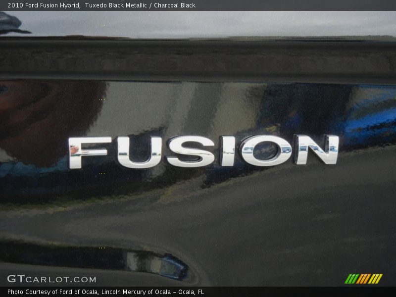 Tuxedo Black Metallic / Charcoal Black 2010 Ford Fusion Hybrid