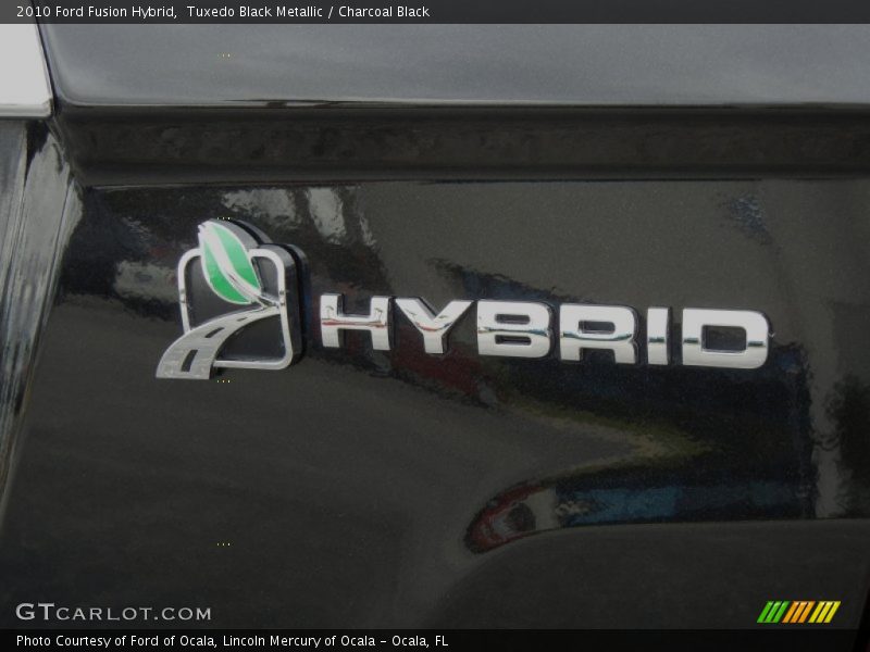 Tuxedo Black Metallic / Charcoal Black 2010 Ford Fusion Hybrid