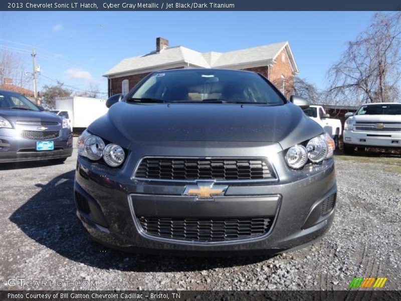 Cyber Gray Metallic / Jet Black/Dark Titanium 2013 Chevrolet Sonic LT Hatch