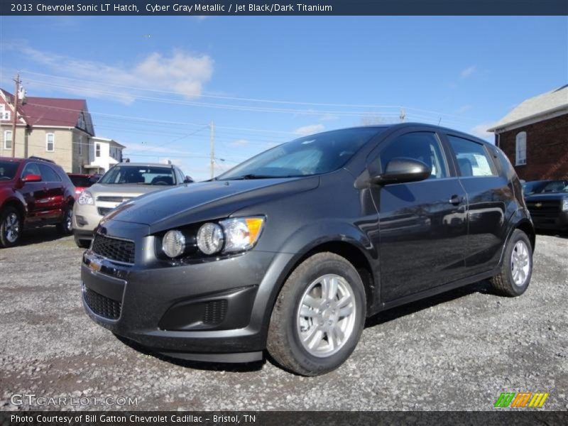 Cyber Gray Metallic / Jet Black/Dark Titanium 2013 Chevrolet Sonic LT Hatch