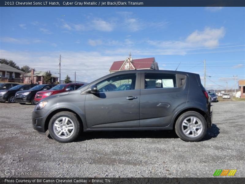 Cyber Gray Metallic / Jet Black/Dark Titanium 2013 Chevrolet Sonic LT Hatch