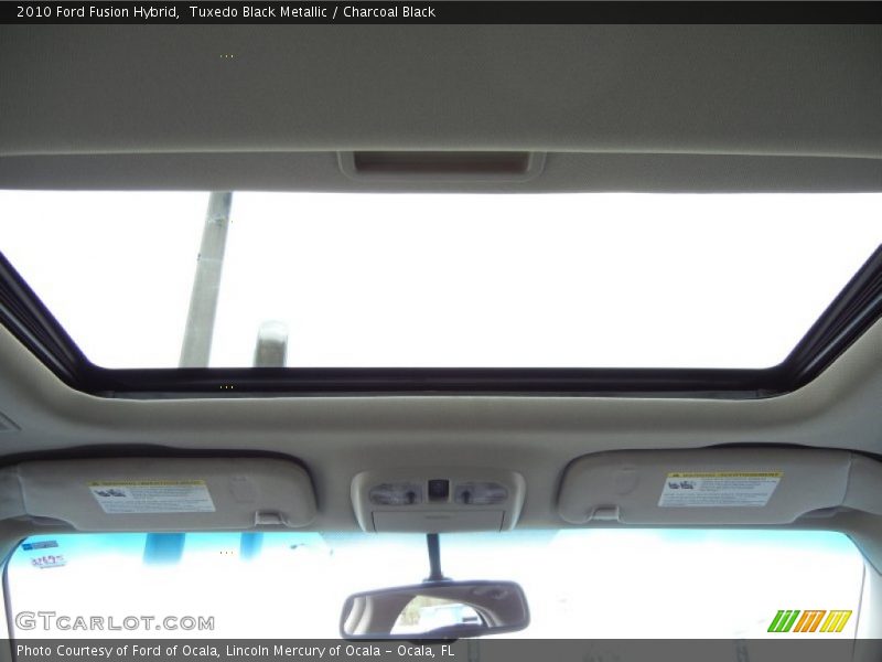 Tuxedo Black Metallic / Charcoal Black 2010 Ford Fusion Hybrid