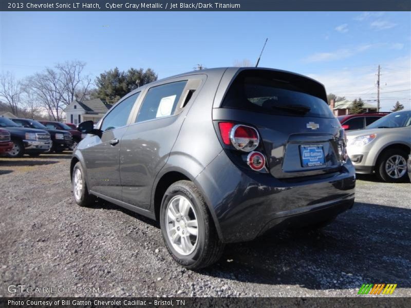 Cyber Gray Metallic / Jet Black/Dark Titanium 2013 Chevrolet Sonic LT Hatch