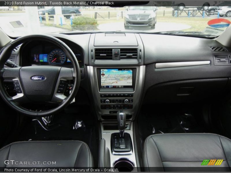 Tuxedo Black Metallic / Charcoal Black 2010 Ford Fusion Hybrid