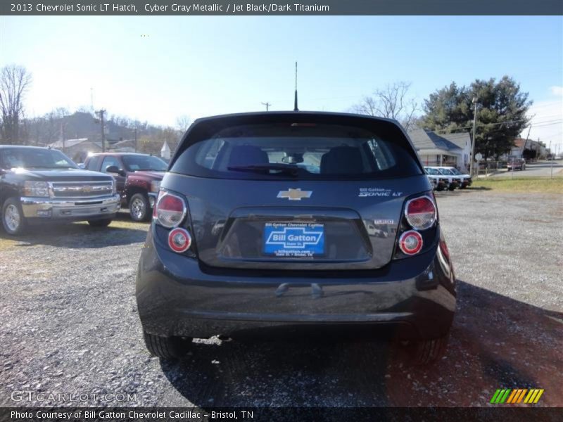 Cyber Gray Metallic / Jet Black/Dark Titanium 2013 Chevrolet Sonic LT Hatch