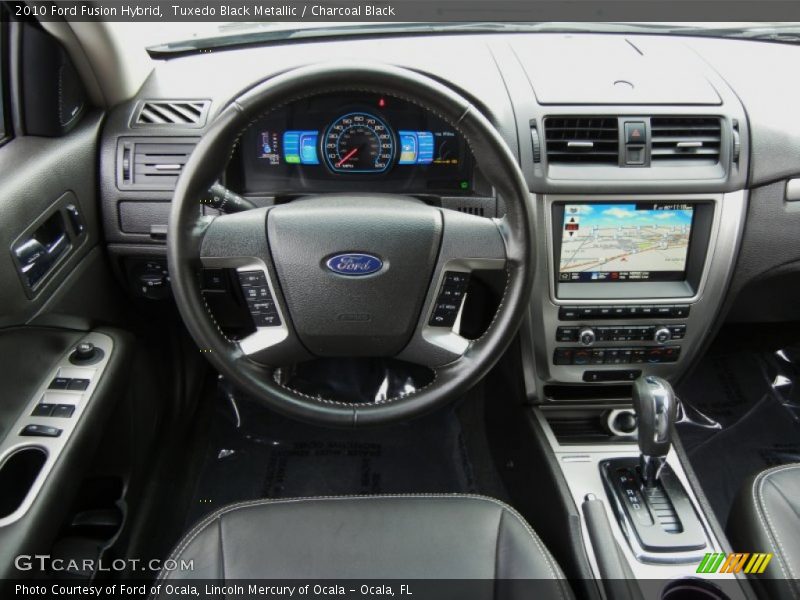 Tuxedo Black Metallic / Charcoal Black 2010 Ford Fusion Hybrid