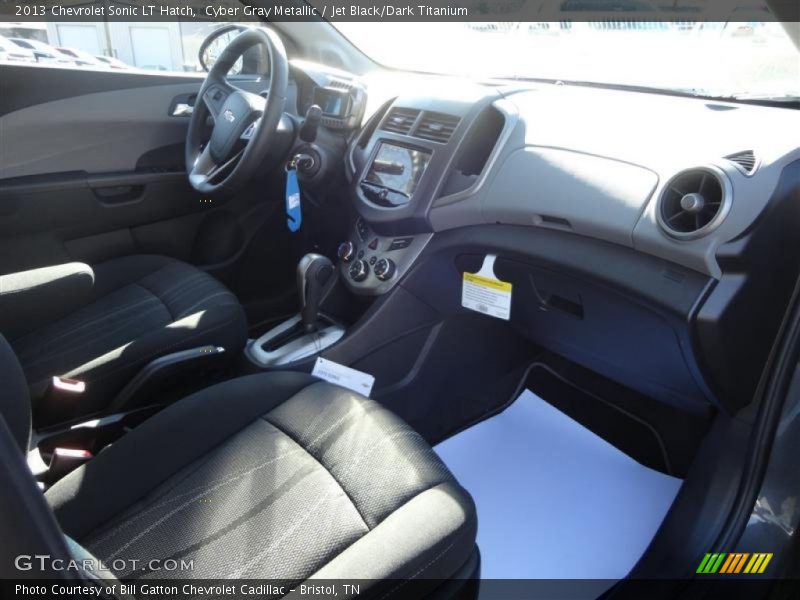 Cyber Gray Metallic / Jet Black/Dark Titanium 2013 Chevrolet Sonic LT Hatch