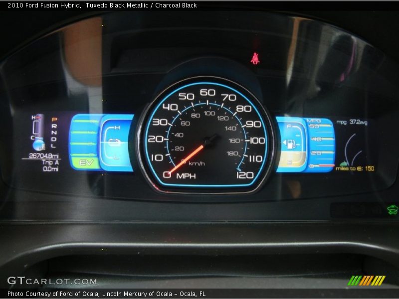 Tuxedo Black Metallic / Charcoal Black 2010 Ford Fusion Hybrid