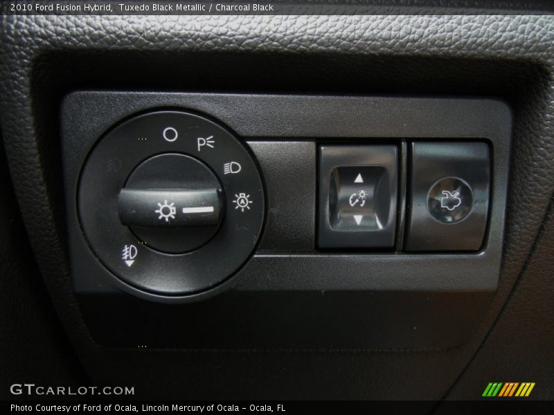Tuxedo Black Metallic / Charcoal Black 2010 Ford Fusion Hybrid