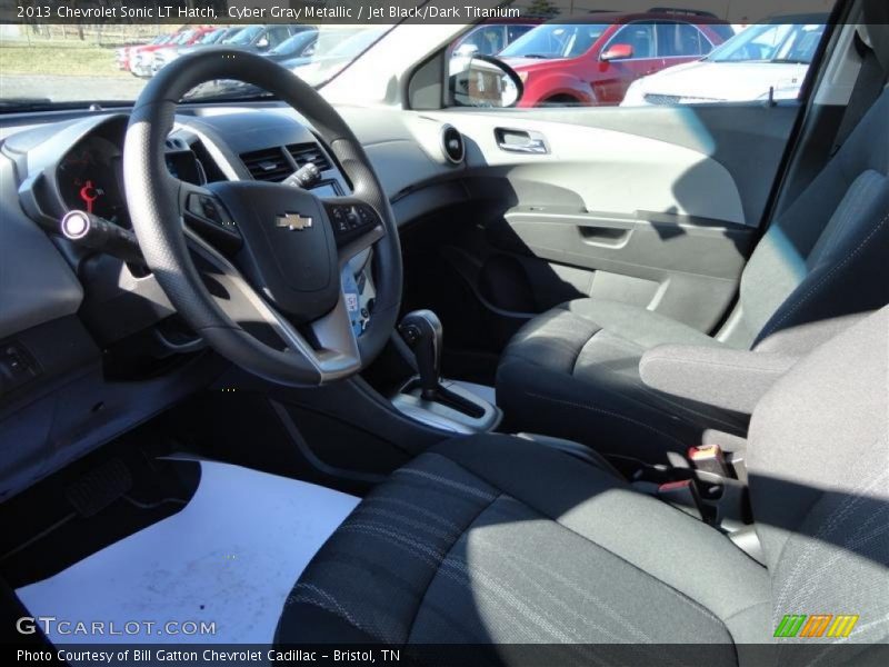 Cyber Gray Metallic / Jet Black/Dark Titanium 2013 Chevrolet Sonic LT Hatch