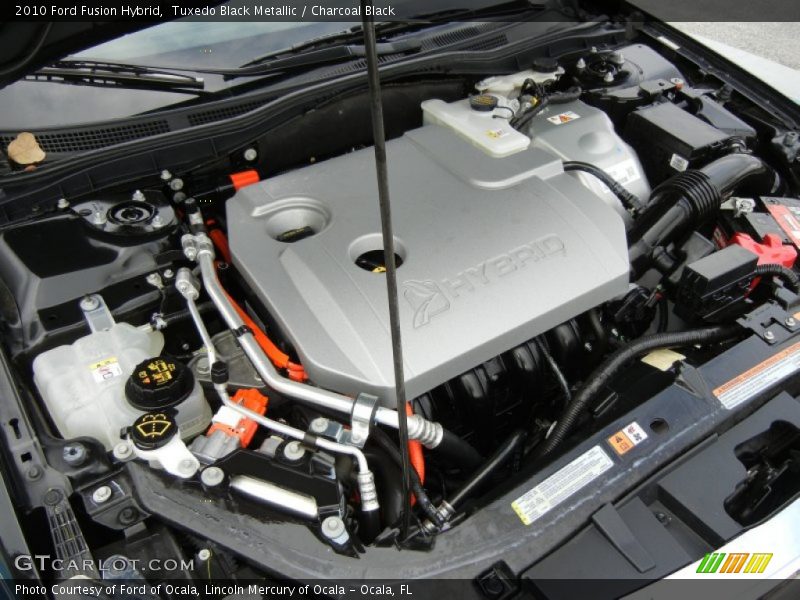 Tuxedo Black Metallic / Charcoal Black 2010 Ford Fusion Hybrid
