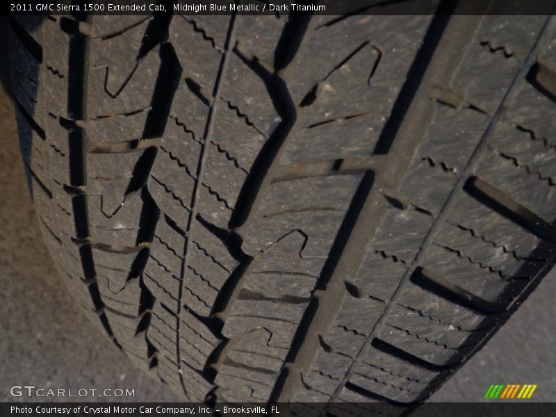 Midnight Blue Metallic / Dark Titanium 2011 GMC Sierra 1500 Extended Cab