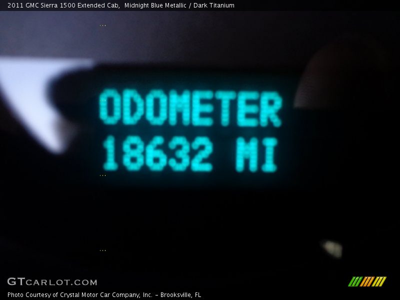 Midnight Blue Metallic / Dark Titanium 2011 GMC Sierra 1500 Extended Cab
