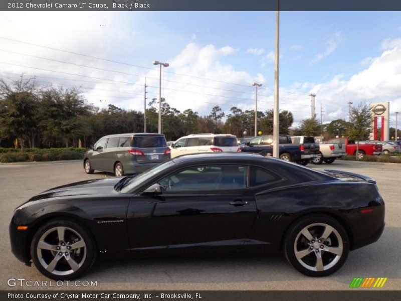 Black / Black 2012 Chevrolet Camaro LT Coupe