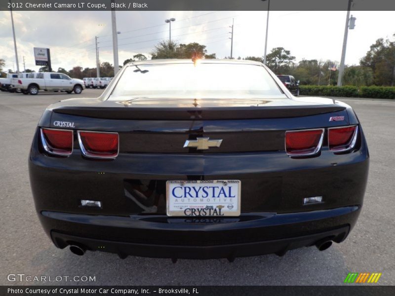 Black / Black 2012 Chevrolet Camaro LT Coupe