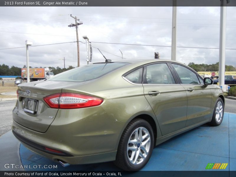 Ginger Ale Metallic / Dune 2013 Ford Fusion SE
