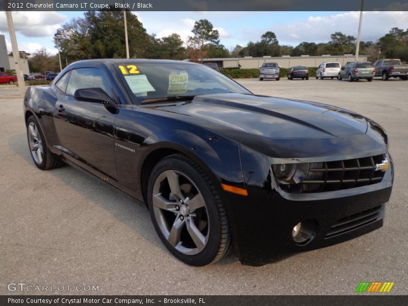 Black / Black 2012 Chevrolet Camaro LT Coupe