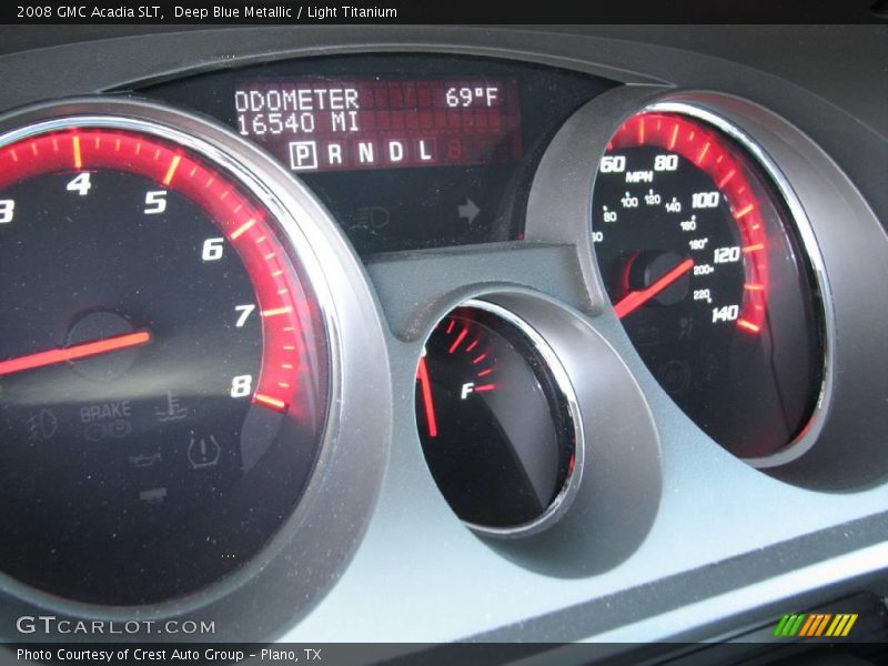 Deep Blue Metallic / Light Titanium 2008 GMC Acadia SLT