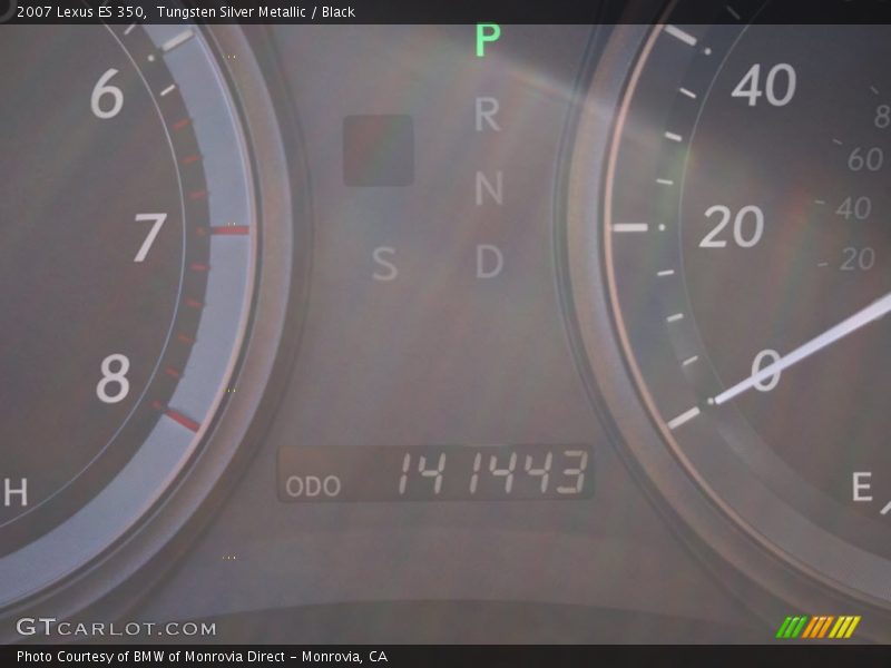 Tungsten Silver Metallic / Black 2007 Lexus ES 350