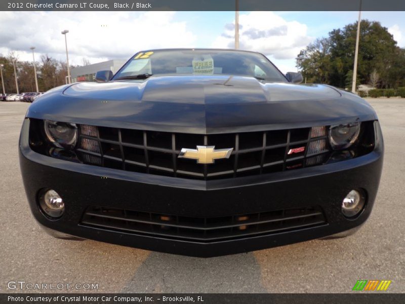 Black / Black 2012 Chevrolet Camaro LT Coupe