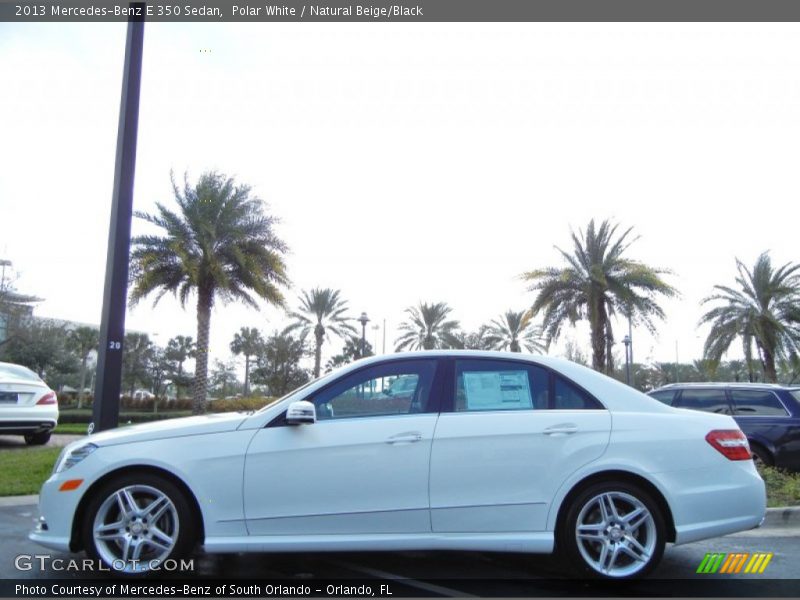 Polar White / Natural Beige/Black 2013 Mercedes-Benz E 350 Sedan