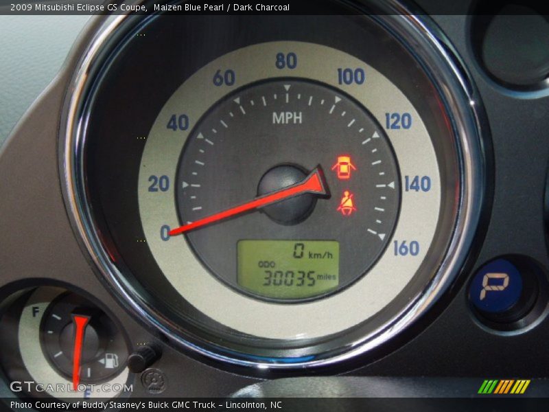 Maizen Blue Pearl / Dark Charcoal 2009 Mitsubishi Eclipse GS Coupe