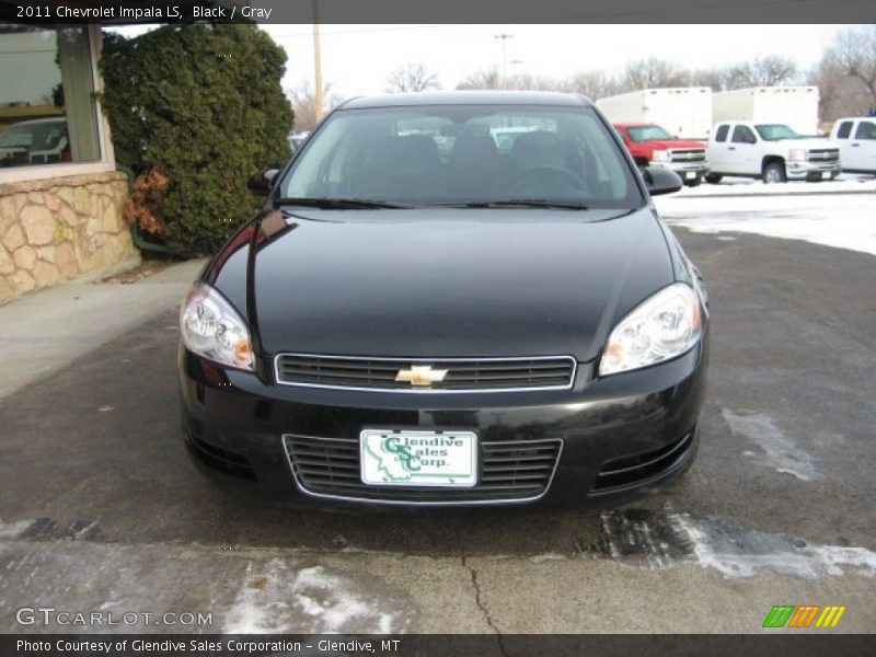 Black / Gray 2011 Chevrolet Impala LS