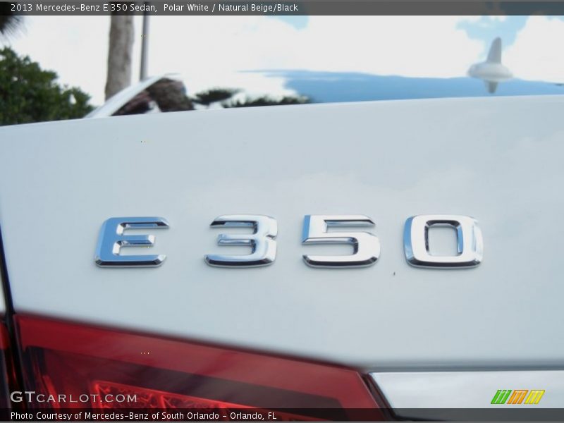 Polar White / Natural Beige/Black 2013 Mercedes-Benz E 350 Sedan